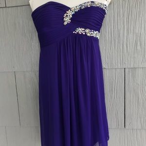Purple formal dress